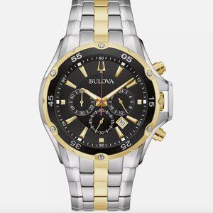 Bulova Men's Classic Dress Sport Calendar Gold Watch 43mm
